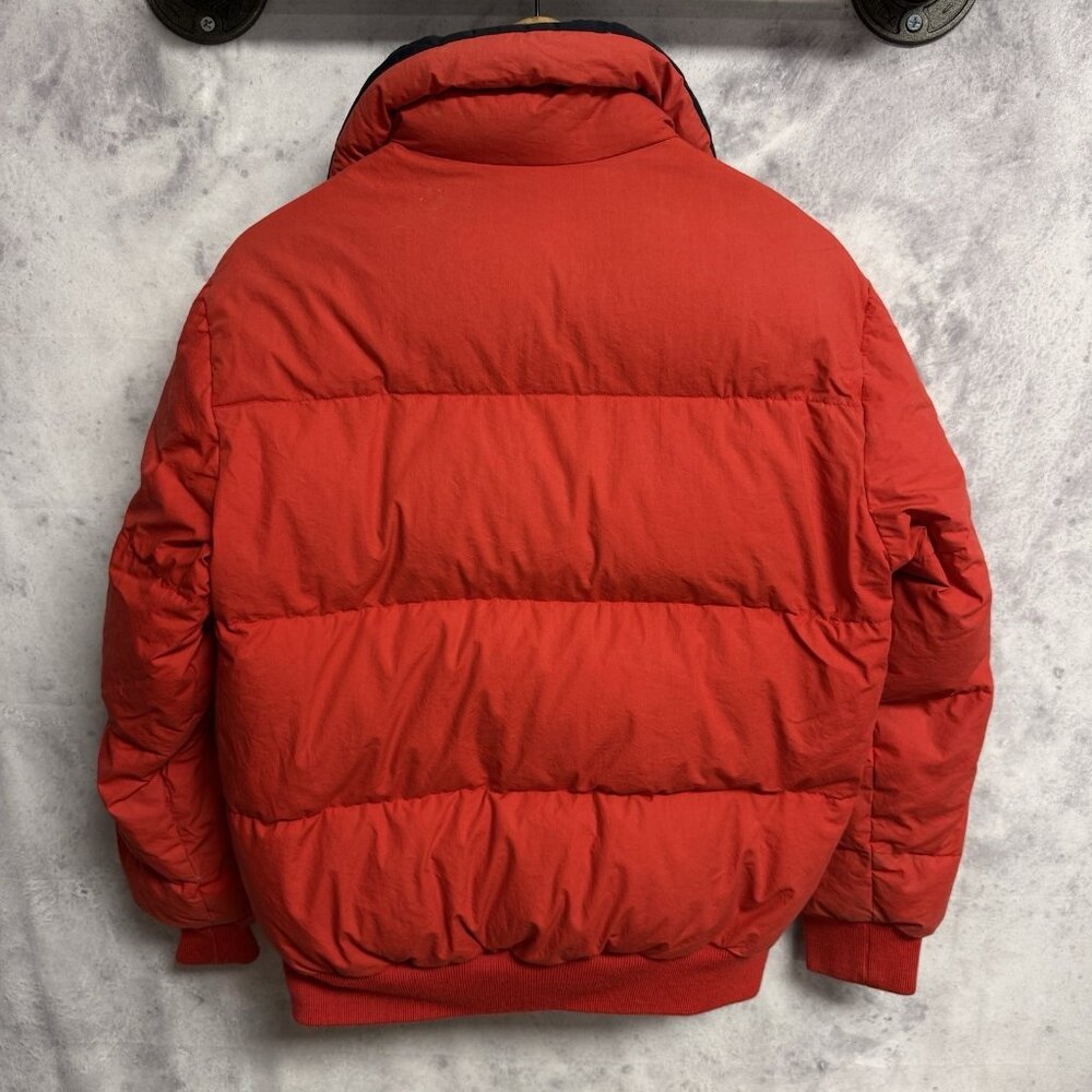 Vintage Ellesse Reversible Jacket Mens Medium 20x24.5 Red Bomber - Picture 7 of 16